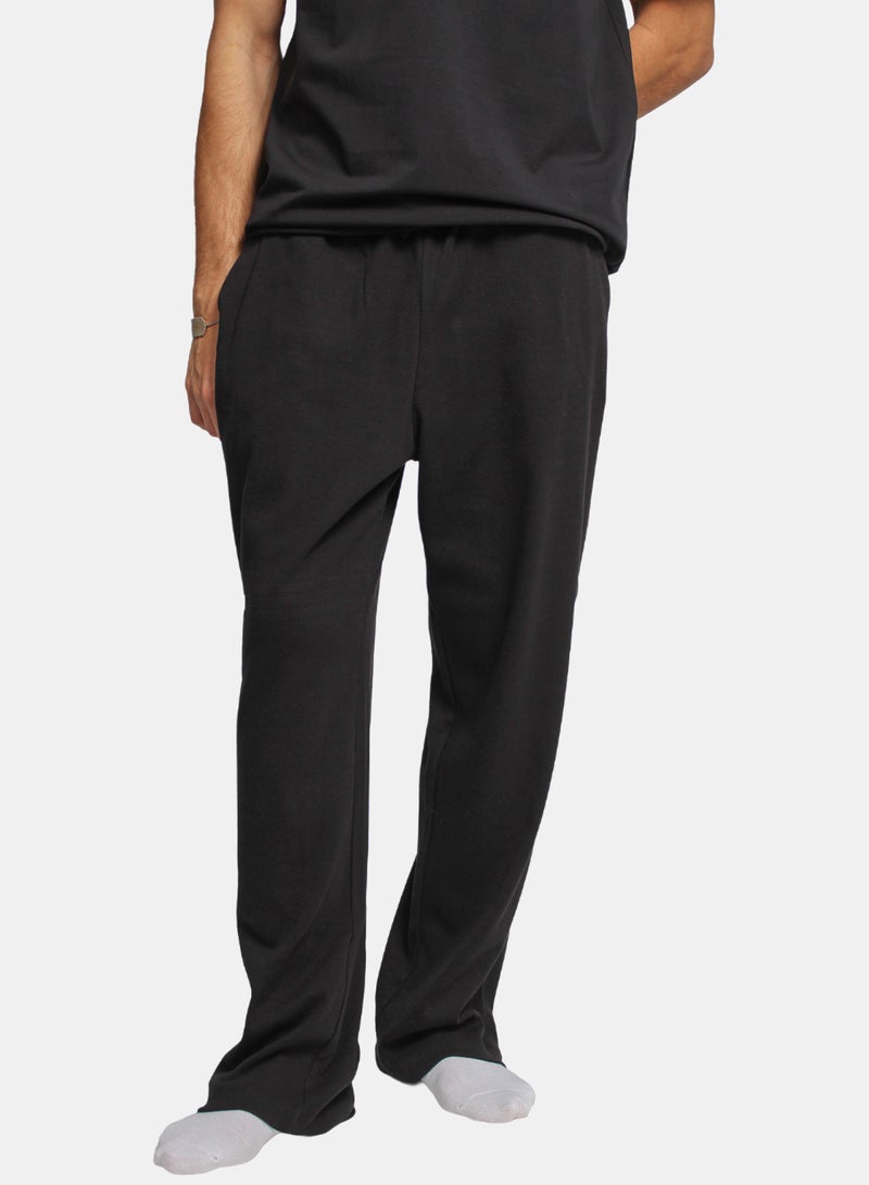 Basic Look Ribbed Pants - Image 1